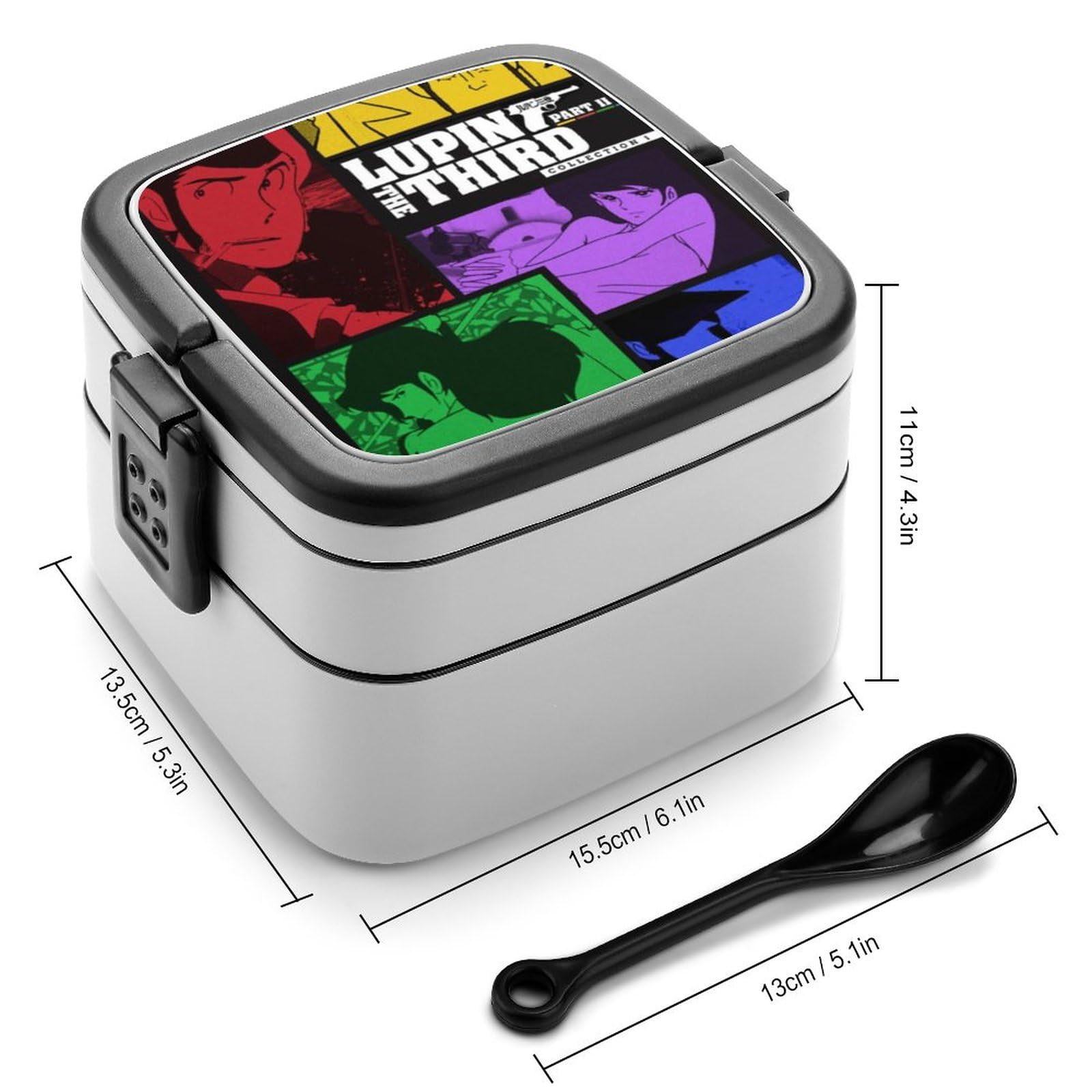 Amazon | ルパン三世 弁当箱 おべんとう箱 ランチボックス 2段 大容量